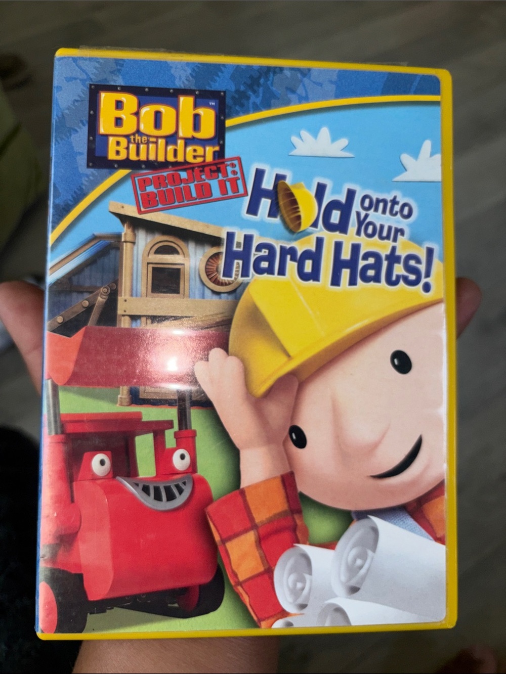 Bob the Builder DVD - Hold Onto Your Hard Hats! - Yellow